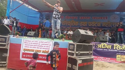 Durgesh Thapa Stage Performance Youtube