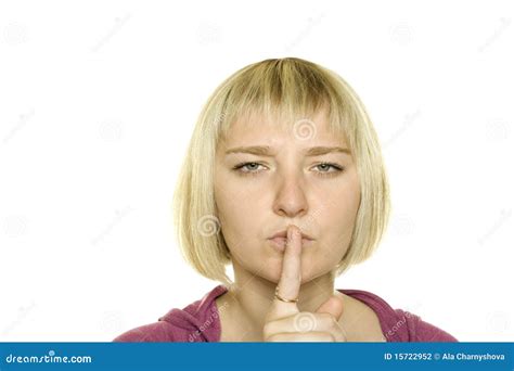 Shhhhh Stock Photo Image Of Finger Human Soft Expression 15722952