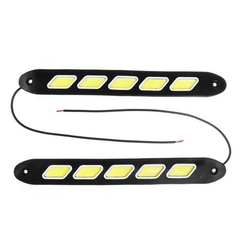 Stks W V Auto Led Dagrijverlichting Drl Mistlampen Cob Led