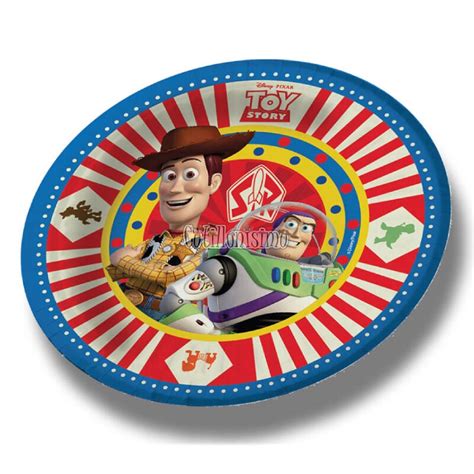 Plato Polipapel Toy Story X Unidades Oficial Cotillonisimo