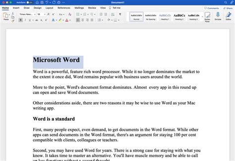 Mac Writing Tools Word Processors Editors Markdown Apps