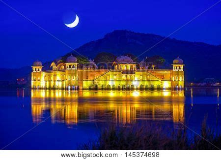 Palace Jal Mahal Night Image & Photo (Free Trial) | Bigstock