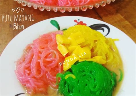 Resep Putu Mayang Bihun Oleh Bunda Lia Cookpad