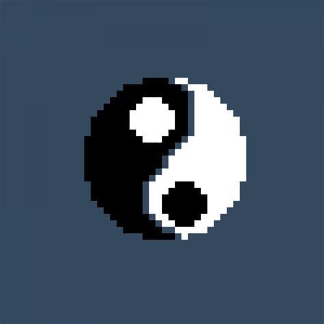 Pixilart Yin And Yang By Aliensvsstars