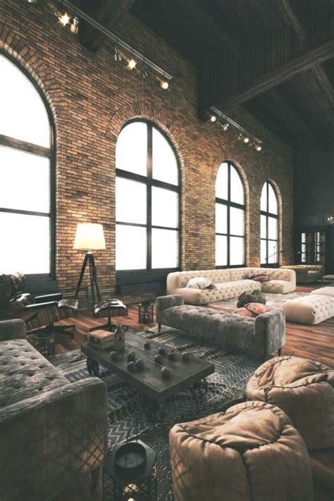 64 Cool Rustic Exposed Brick Wall Ideas For Your Living Room Decor