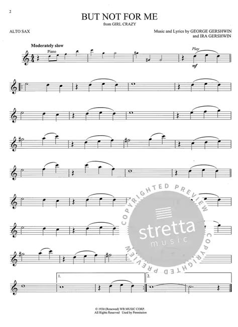 George Gershwin Alto Sax Von George Gershwin Im Stretta Noten Shop