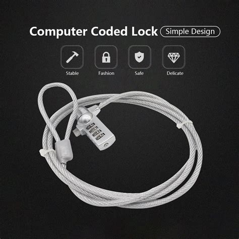 Laptop Coded Lock Intelligent Anti Theft Security Grandado