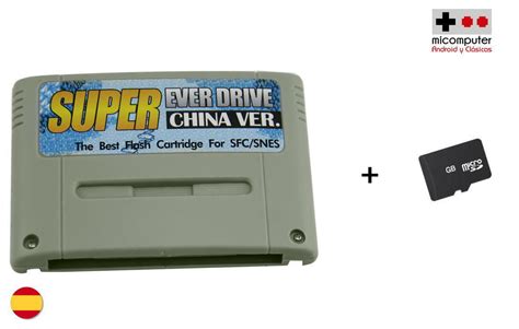 Super Nintendo Cartouche Flash MicroSD16 32 Go NOUVEAU SNES Type