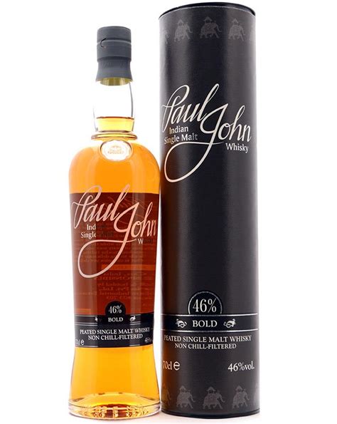 Paul John Bold Peated Indian Single Malt Whisky Indien 46