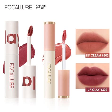 Jual Focallure 2pcs Lipstick Velvet Mist Lip Clay 101 And Super Anti Air