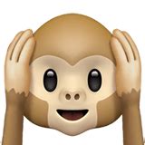 Macaco As M Os Tapando Os Ouvidos Emoji Significado Copiar E