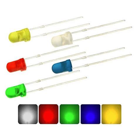 Kit 50 Diodos Leds De 5mm Ultrabrillantes MCI Electronics