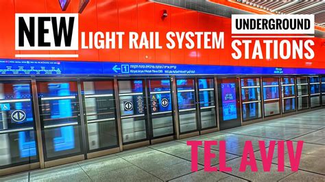 Exploring Tel Aviv New Light Rail Underground Stations YouTube