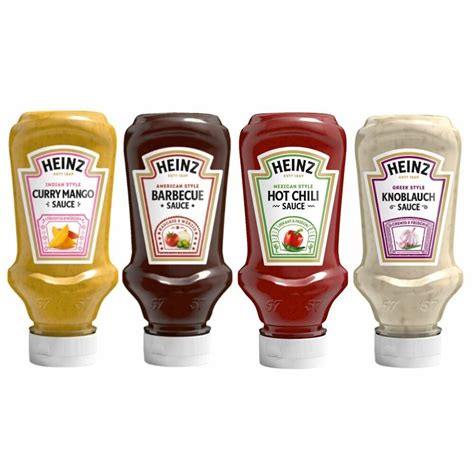 Heinz X G Oz Squeeze Bottle Mix Bbq Grill Sauces From