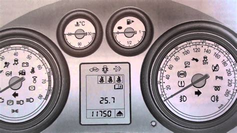 Opel Astra Warning Lights