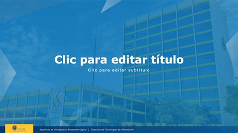 Conoce El Nuevo Formato De Presentaciones De La Dti Direcci N