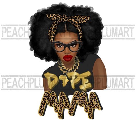 Dope Afro Mama Png Dope Black Mama Png Dope Black Woman Png Leopard