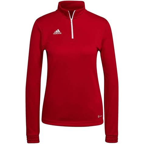 Bluza Sportowa Damska Adidas Entrada Top Sportowy Training Czerwona