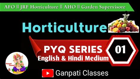 Horticulture MCQ Marathon IBPS AFO Mains Marathon Class Agriculture