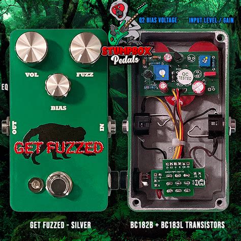 Guitar Pedal X News Stumpbox Pedals Get Fuzzed Silver Knob Edition