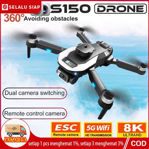 Drone S150 Drone ESC WIFI Dual Kamera HD FPV Helicopter Professional