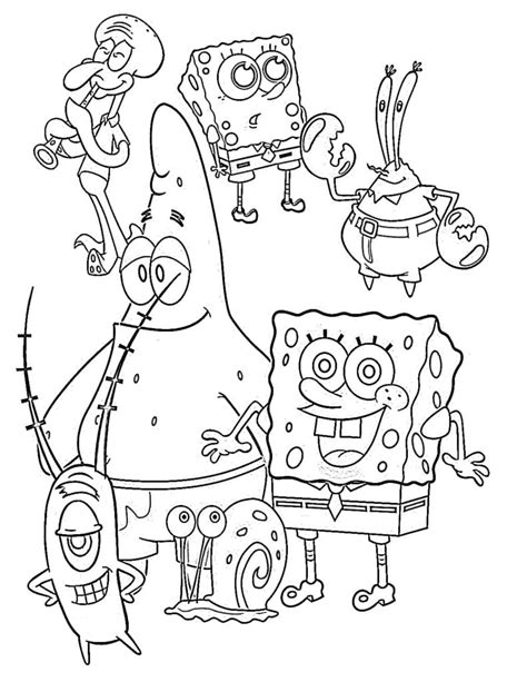 Desenhos Do Bob Esponja Para Colorir Desenhos Para Colorir