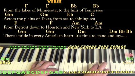 God Bless The Usa Lyrics And Chords - Goimages Internet