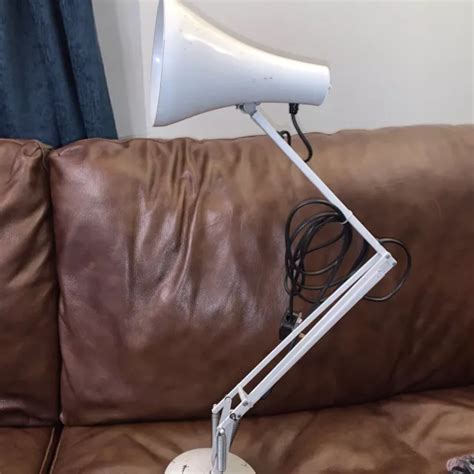 Vintage Anglepoise Desk Lamp Model Cream Retro Adjustable Light