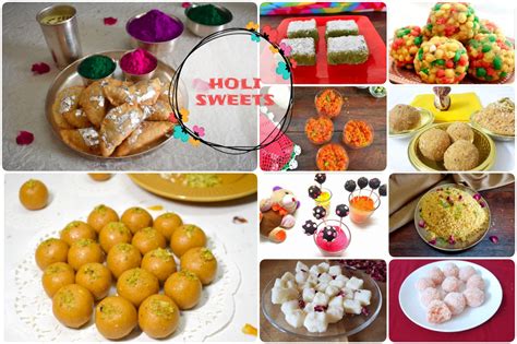 10 Holi Sweets Recipes | Holi ki Mithai | Sweets for Holi | Holi ...