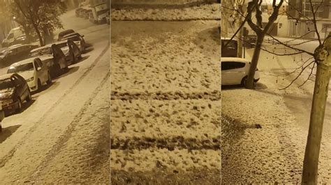 Una fuerte granizada cae sobre Zamora y provoca cortes de luz y daños