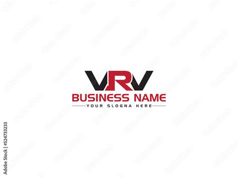 Initial Vrv Logo Icon Design Unique Vr Vrv Logo Letter Vector For Any