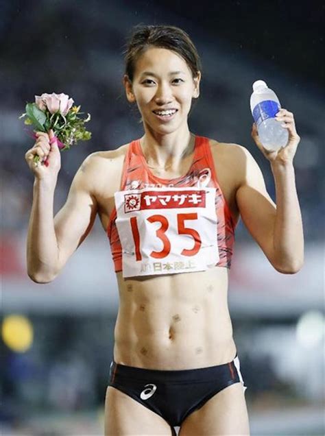 【女子陸上】カリスマ 福島千里の腹筋が美しい 美人さん応援チャンネル