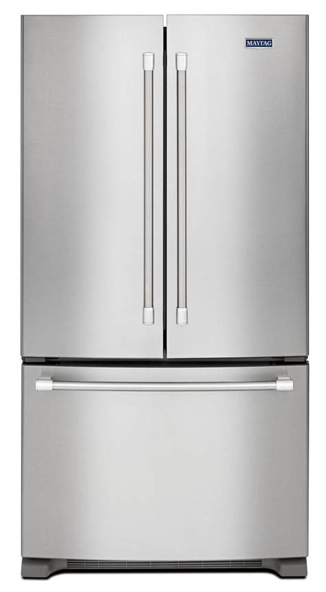 Maytag 221 Cu Ft Stainless Steel French Door Refrigerator Mff2258dem French Door