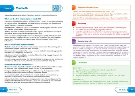 Snap Revision Macbeth Aqa Gcse By Collins Issuu