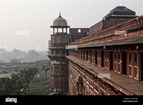 Jahangiri Mahal Palace In Agra Fort At Agra India Stock Photo Alamy