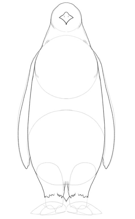 Penguin Drawing For Beginners [Front & Side View]