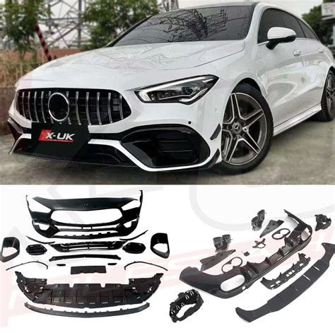 Mercedes W118 C118 CLA 45S Style Aero Kit Body Kit Front Bumper Diffuser