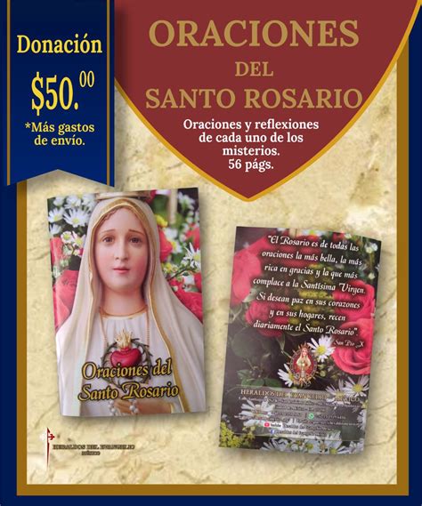 Libro Oraciones Del Santo Rosario Heraldos Del Evangelio México