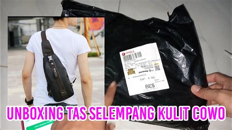 Review Tas Selempang Kulit Youtube