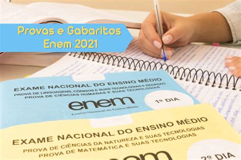 Provas E Gabaritos Do Enem 2021 Acesse O Gabarito Oficial Brasil Escola