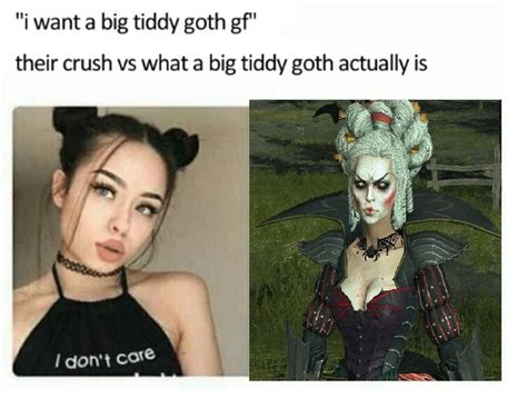 Big Tiddy Goth Girl Telegraph