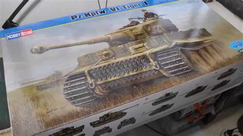 Tiger 1 Pz Kpfwvi 116 Hobby Boss Box Peek Youtube