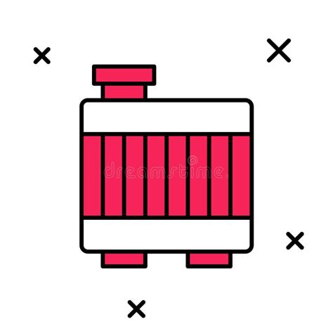 ícone Do Sistema De Arrefecimento Do Radiador Do Veículo Em Destaque