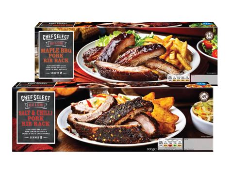 Chef Select Salt Chilli Maple Bbq Pork Rib Rack Lidl Ireland