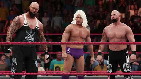 Luke Gallows Ric Flair Karl Anderson Vs Big E Kofi Kingston Cactus Jack