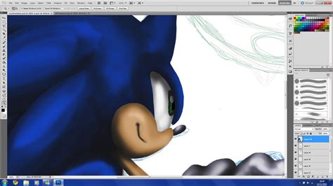 Wip Soniceggmanpainting By Lightningchaos2010 On Deviantart