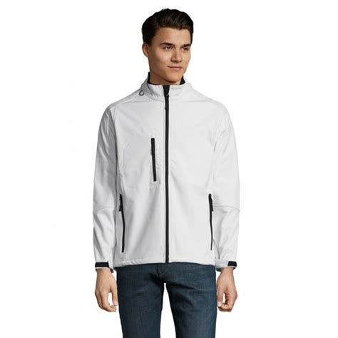 Chaqueta De Hombre Con Cremallera Softshell Relax Sols Con Ofertas En