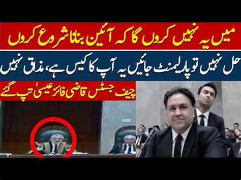 Pti Reserve Seats Case Cjp Qazi Faiz Essa In Action Its Not A Joke