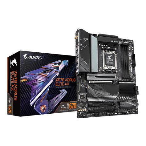 MAINBOARD เมนบอรด GIGABYTE X670 AORUS ELITE AX SOCKET AM5 ATX