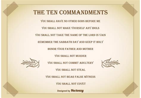 Ten Commandments Background - Download Free Vector Art, Stock Graphics ...